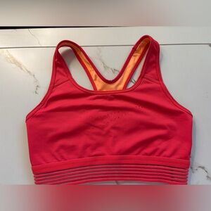 Nike Red and Orange Sports Bra